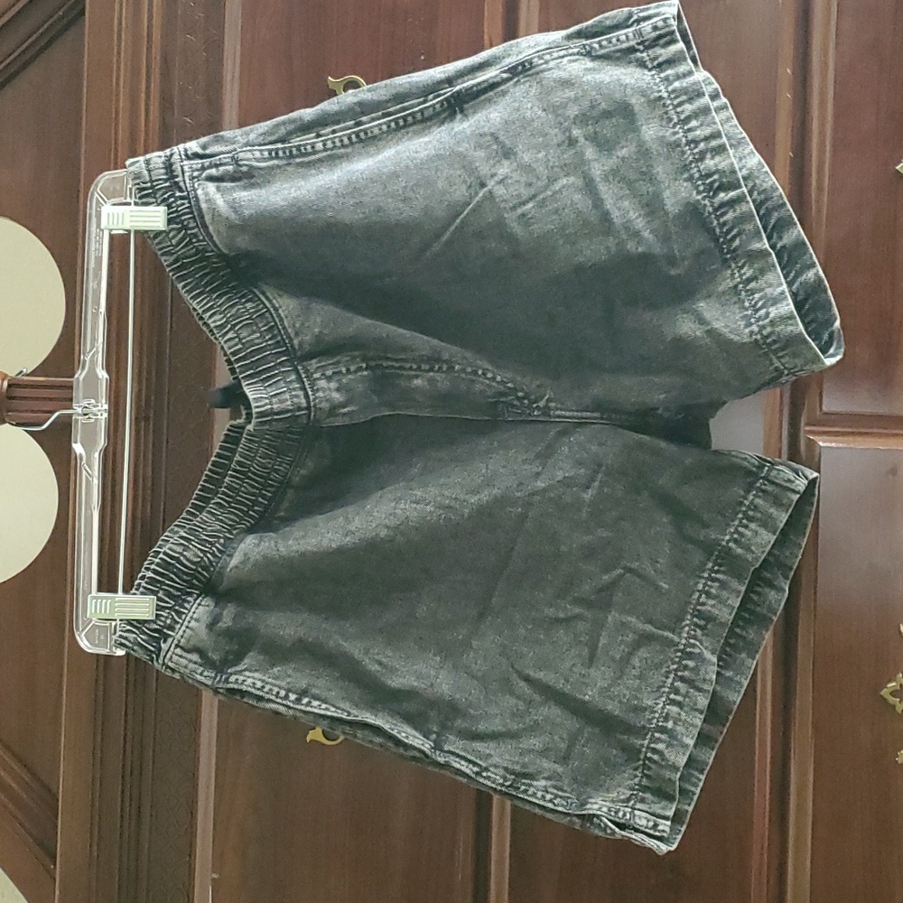 EUC white wash shorts